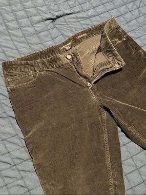Men's Michael Kors Black Corduroy Pants - Classic Straight Fit